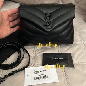 SOLD to @tatianasepulved YSL Black Toy Loulou with Black Hardware